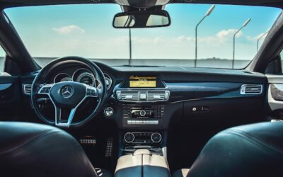 l’intérieur de voiture