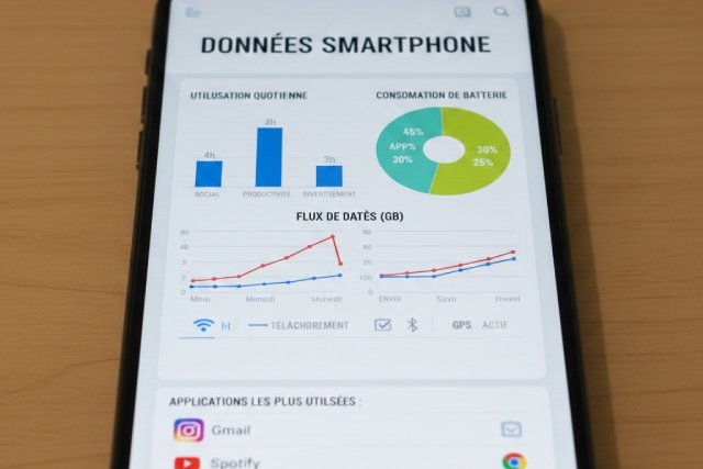 données smartphone
