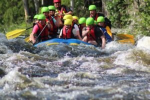 expédition de rafting